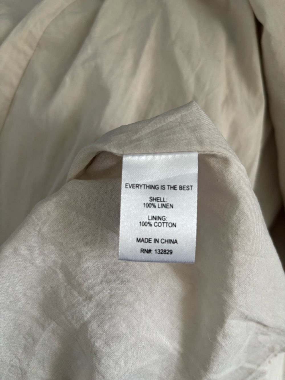 LPA Linen Sleeveless Maxi Dress in Light Beige with Pockets!! - Picture 9 of 9